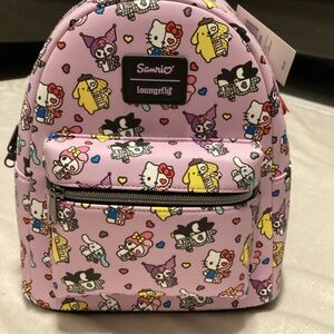 Loungefly Sanrio Pink Kids Backpack